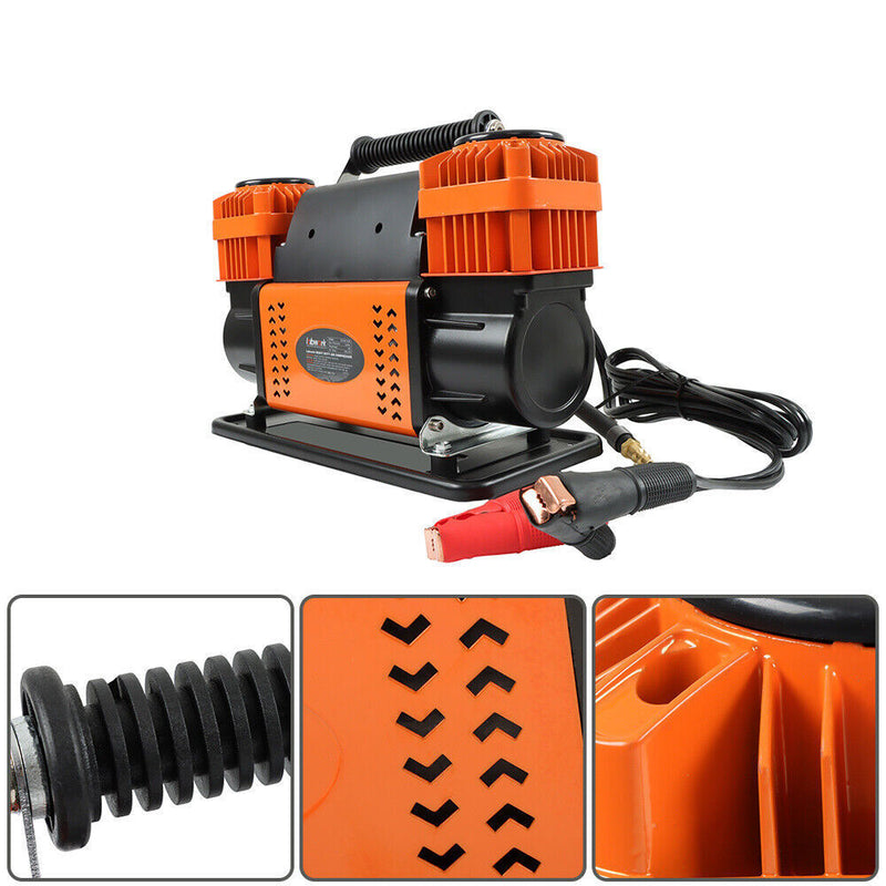 DURAFORCE Portable Air Compressor Double Cylinder 10.6 CFM For Truck Tires RV