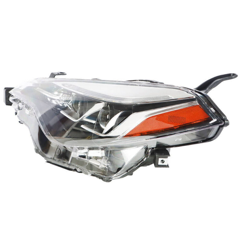 DURAFORCE Left Headlight For 2017-2019 Toyota Corolla SE XSE XLE LED Black Housing
