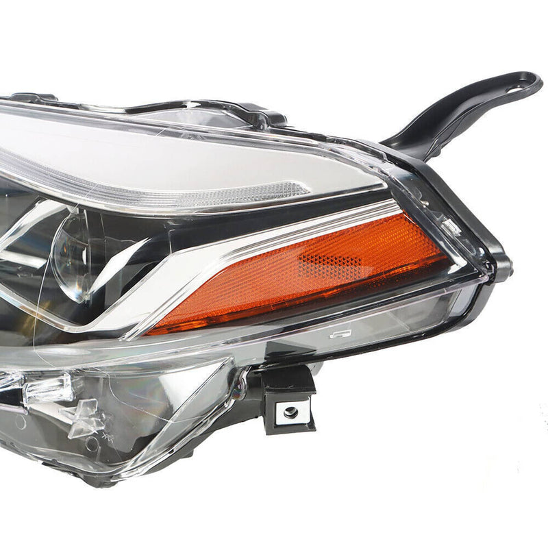 DURAFORCE Left Headlight For 2017-2019 Toyota Corolla SE XSE XLE LED Black Housing