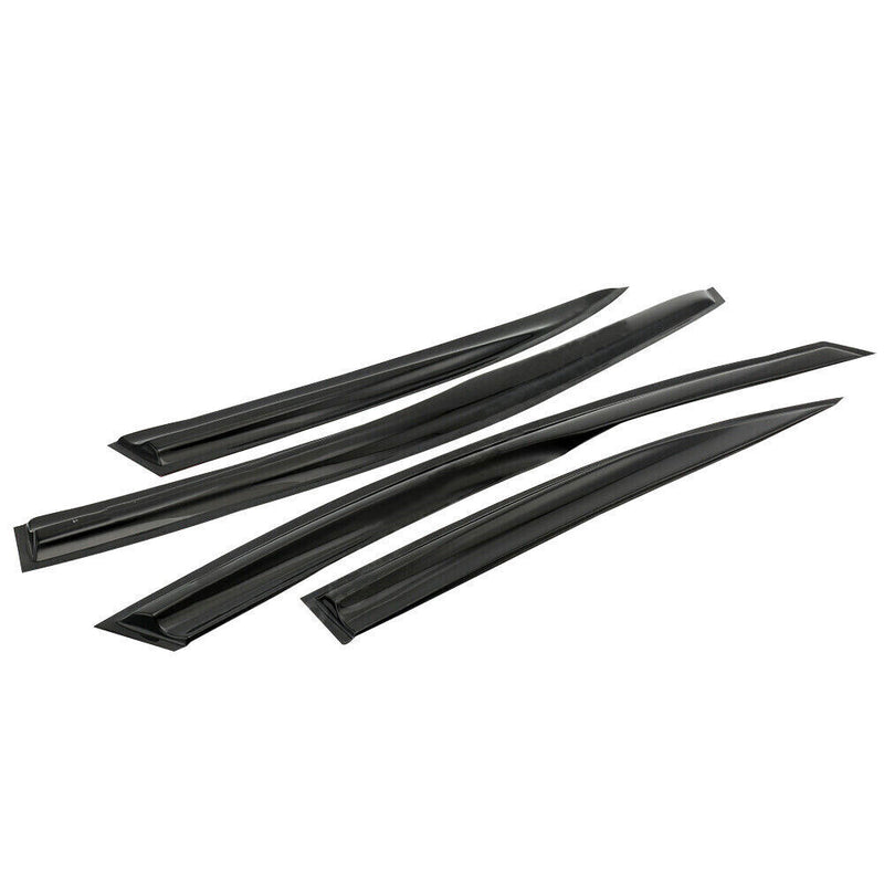 DURAFORCE Window Vent Rain Guard Visor For 2006-2011 Honda Civic 4 Door Sedan 4PCS