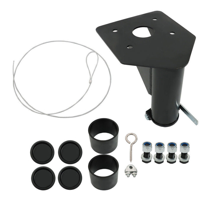 DURAFORCE 12" - 17" Adjustable Forward Offset,Fifth Fit For Wheel Adapter Hitch