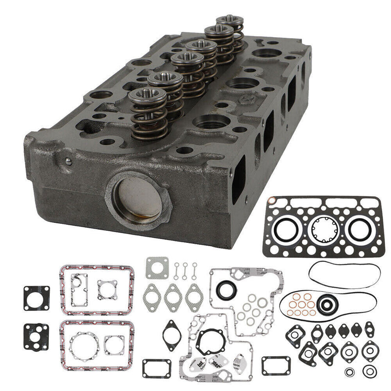 DURAFORCE Complete Cylinder Head Assy & Full Gasket Kit For Kubota D750 D750B Engine