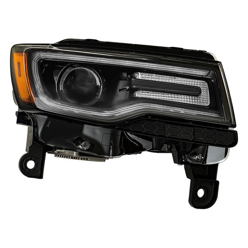 DURAFORCE Right Headlight For 2016 Jeep Grand Cherokee SRT HID Black 55112916AF