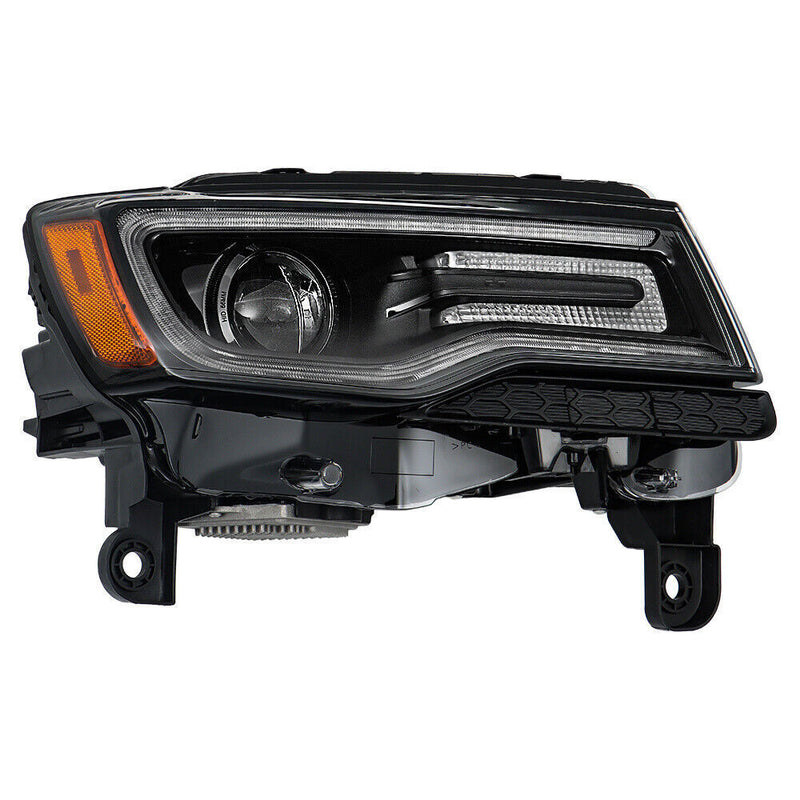 DURAFORCE Right Headlight For 2016 Jeep Grand Cherokee SRT HID Black 55112916AF