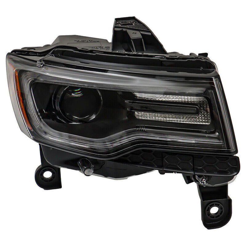 DURAFORCE Right Headlight For 2016 Jeep Grand Cherokee SRT HID Black 55112916AF