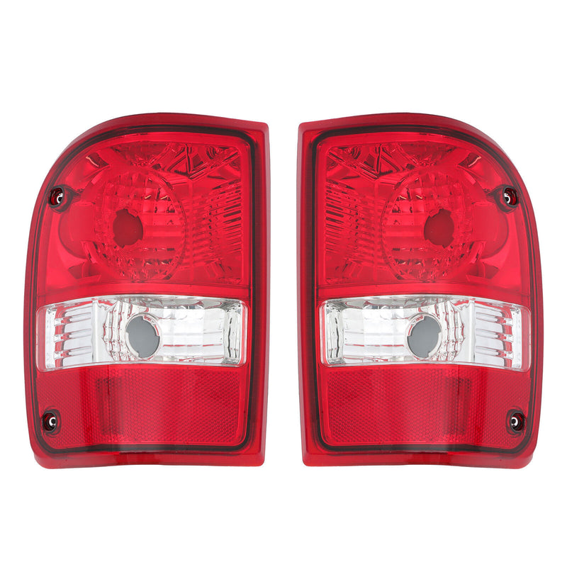 DURAFORCE Left+Right Tail Lights For 2001-2011 Ford Ranger Red Rear Brake Lamps