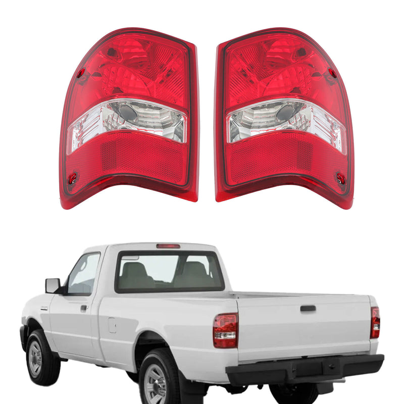 DURAFORCE Left+Right Tail Lights For 2001-2011 Ford Ranger Red Rear Brake Lamps