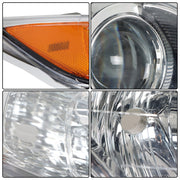 DURAFORCE Left+Right Headlight For 2012-2014 Toyota Camry Clear Lens Halogen Black