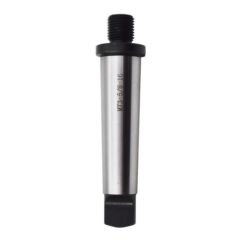 DURAFORCE 3MT to 5/8"-16 Hardened Morse Taper Threaded Drill Chuck Arbor MT3 Adapter