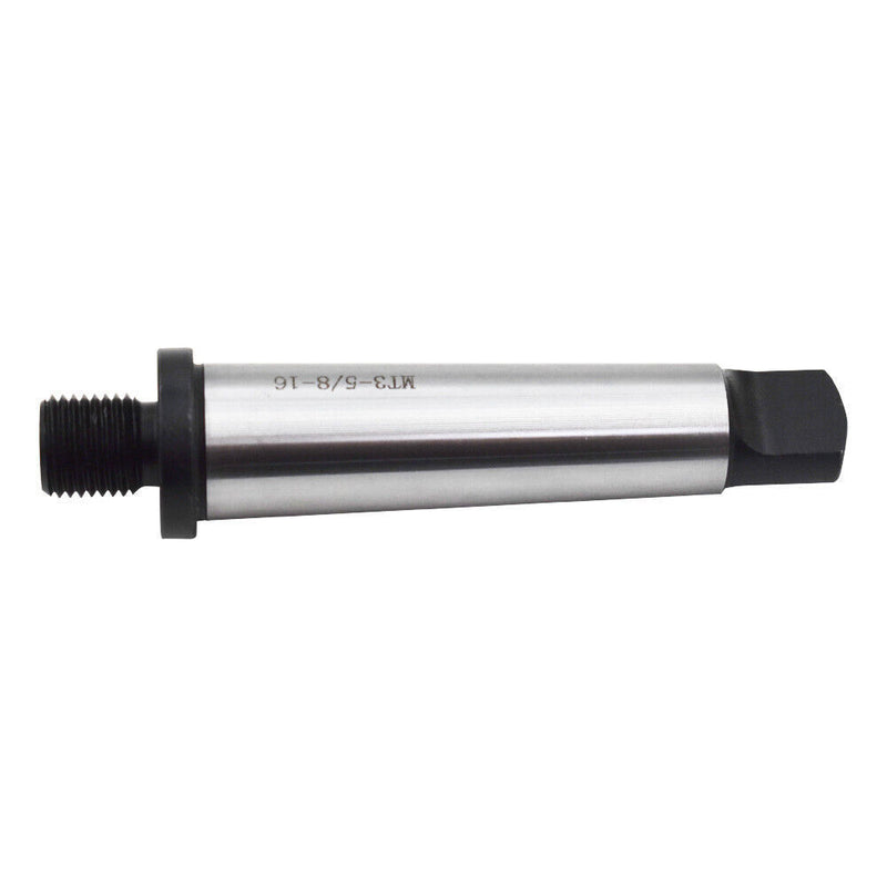 DURAFORCE 3MT to 5/8"-16 Hardened Morse Taper Threaded Drill Chuck Arbor MT3 Adapter