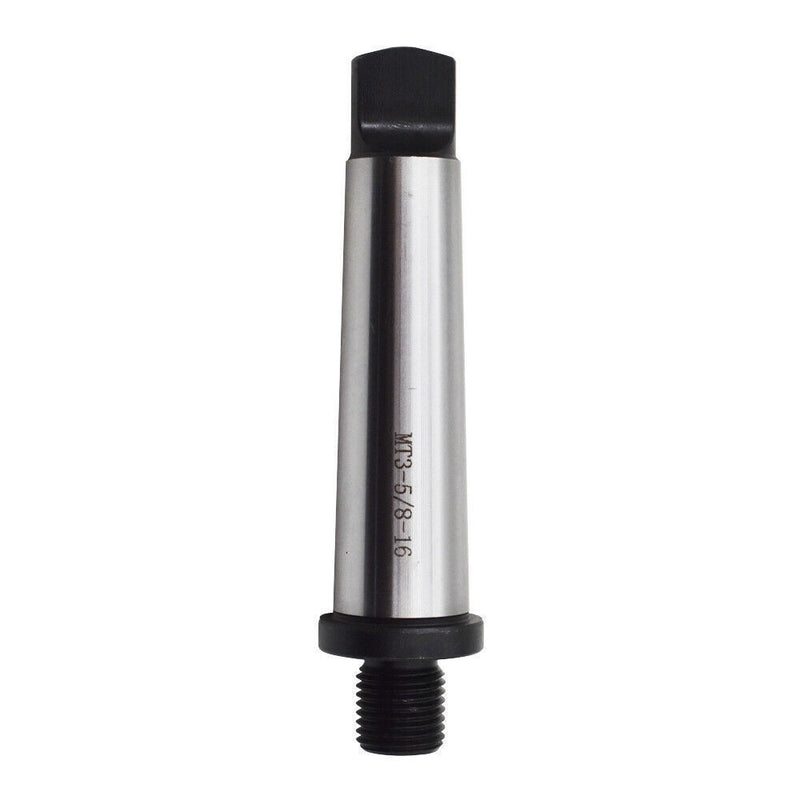DURAFORCE 3MT to 5/8"-16 Hardened Morse Taper Threaded Drill Chuck Arbor MT3 Adapter