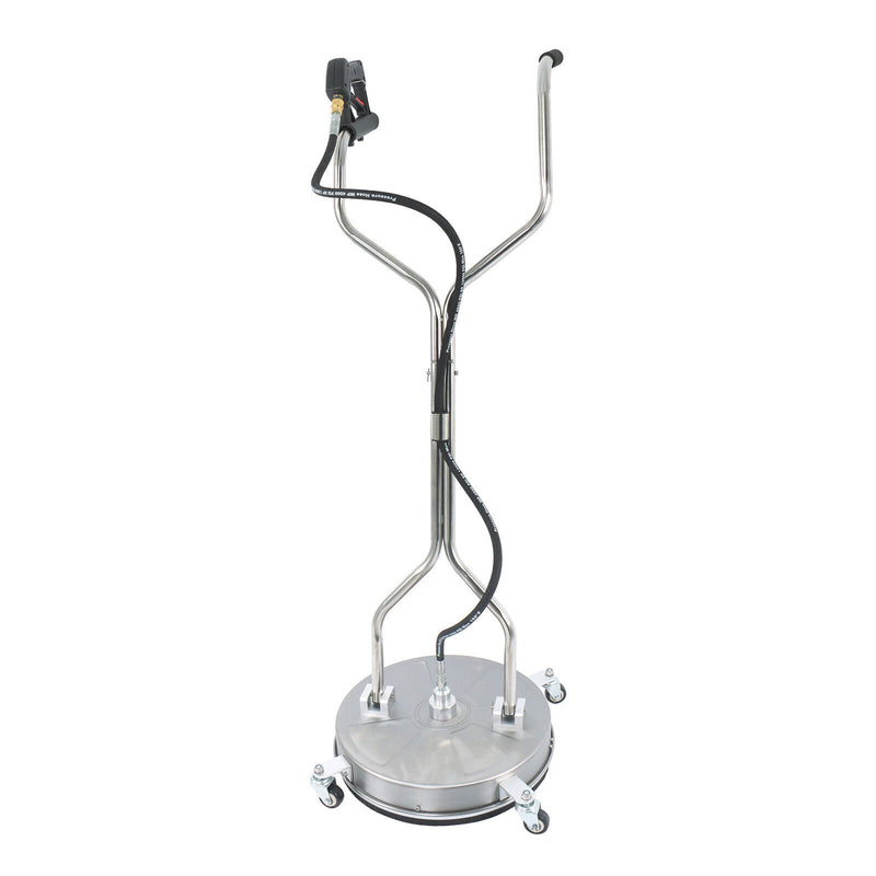 DURAFORCE Pressure Washer Surface Cleaner with 4 Wheels 6000PSI 18Inch Stainless Steel