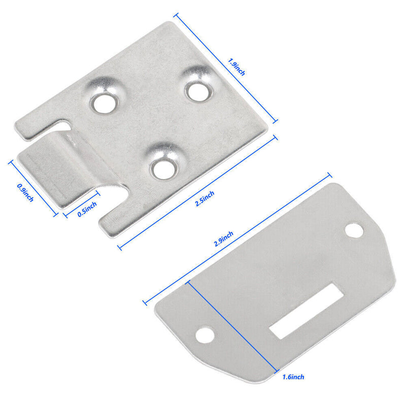 DURAFORCE For EZGO TXT/Medalist Set of 2 Seat Bottom Hinge and Plate 1995 Up Golf Cart