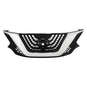 DURAFORCE Front Bumper Upper Grille For Nissan Murano 2015-2017 2018 Chrome Black