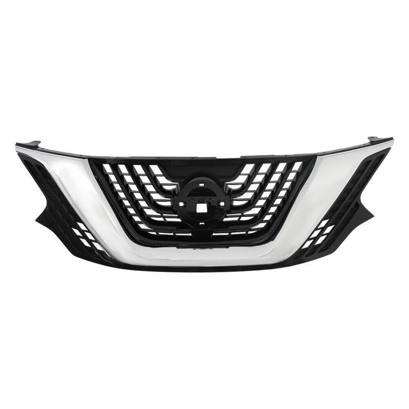 DURAFORCE Front Bumper Upper Grille For Nissan Murano 2015-2017 2018 Chrome Black