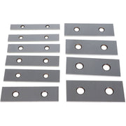 DURAFORCE 10 Pair 1/8 x 4" Precision Parallel Set 0. 001" Hardened Steel In Case