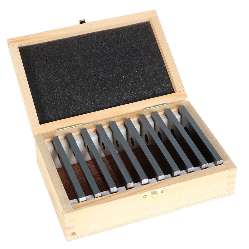 DURAFORCE 10 Pair 1/8 x 4" Precision Parallel Set 0. 001" Hardened Steel In Case