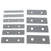 DURAFORCE 10 Pair 1/8 x 4" Precision Parallel Set 0. 001" Hardened Steel In Case