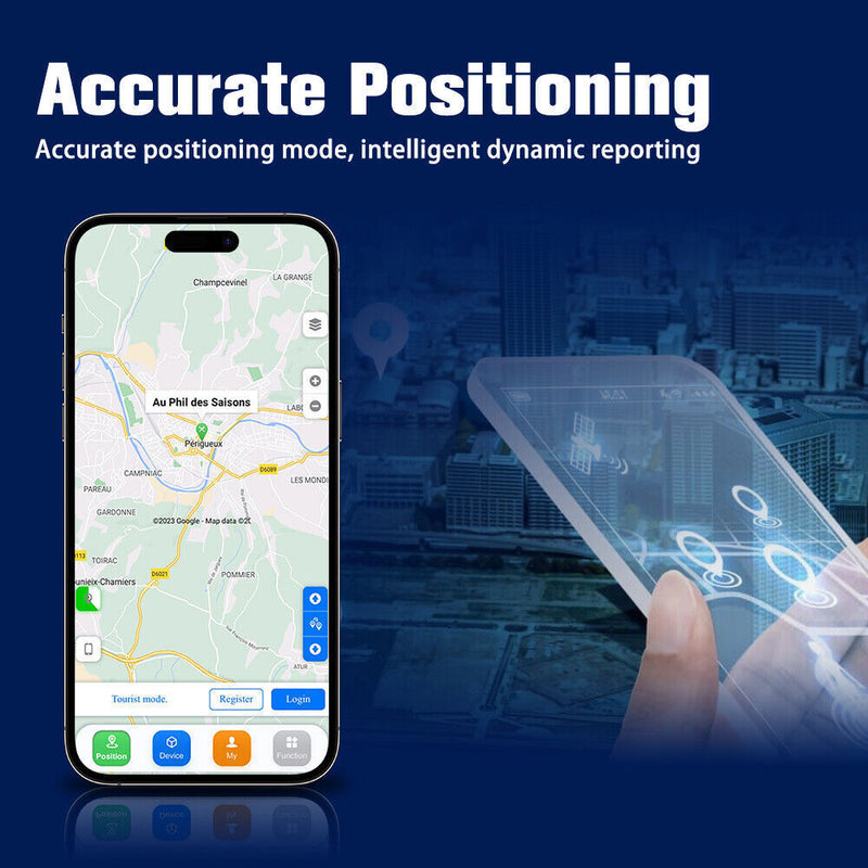 DURAFORCE Long Life Battery-Magnetic GPS Tracker 4G LTE Real-Time GPS Tracking Device