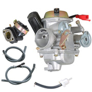 DURAFORCE Carburetor & Intake Manifold Boot for Spiderbox Hammerhead Twister 150cc Go Kart