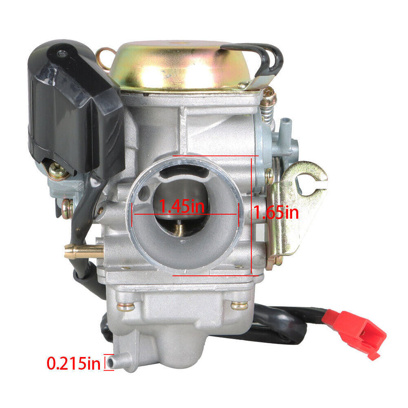 DURAFORCE Carburetor & Intake Manifold Boot for Spiderbox Hammerhead Twister 150cc Go Kart