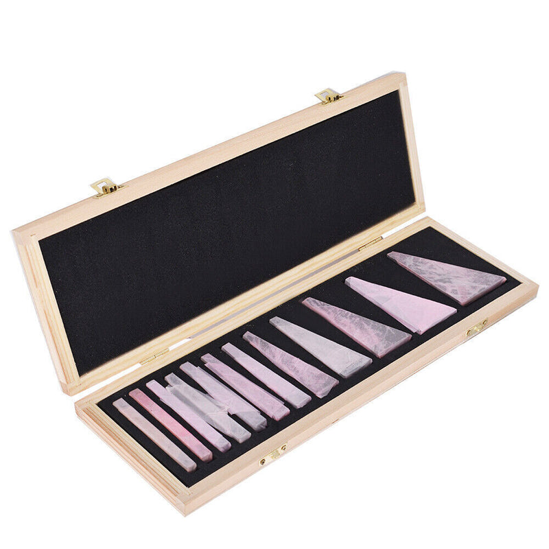 DURAFORCE 12 Pcs Set Steel 1/4 To 30 Degree Gauge Block Precision Angle Block