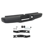 DURAFORCE Rear Steel Step Bumper For 1995-2004 Toyota Tacoma Truck Black Primered
