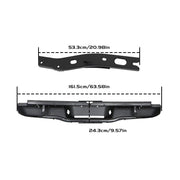DURAFORCE Rear Steel Step Bumper For 1995-2004 Toyota Tacoma Truck Black Primered