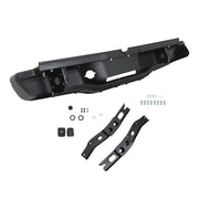 DURAFORCE Rear Steel Step Bumper For 1995-2004 Toyota Tacoma Truck Black Primered