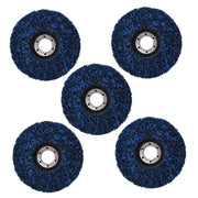 DURAFORCE 5x 4.5''x7/8" Poly Strip Disc Wheel Paint Rust Removal Clean For Angle Grinder