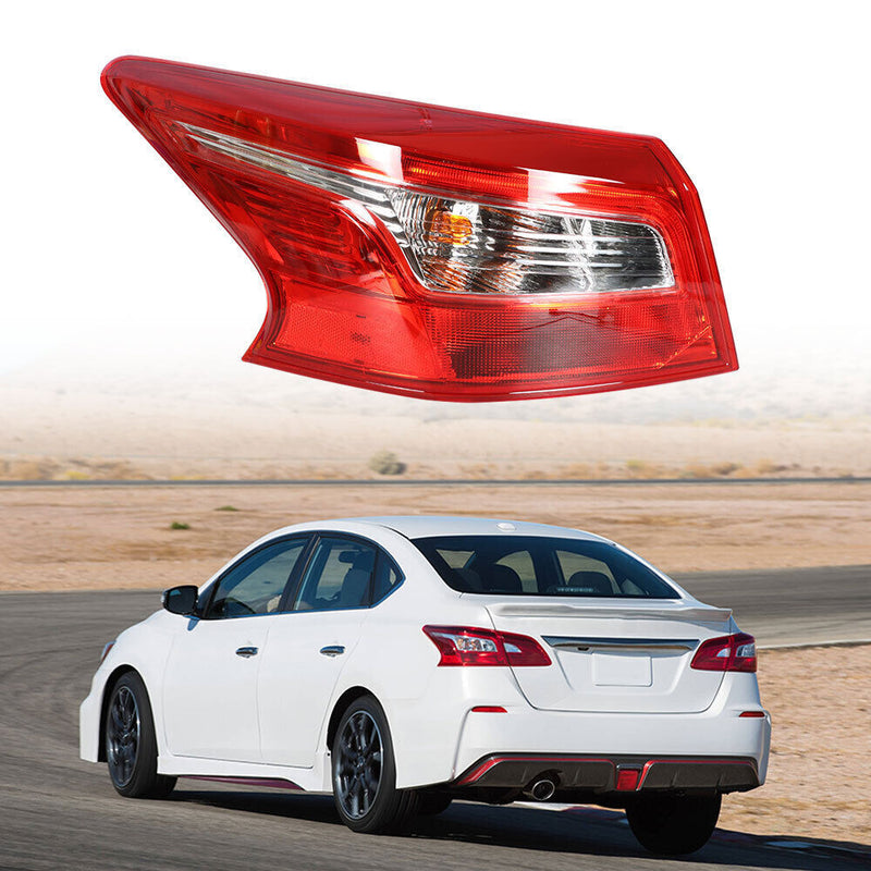DURAFORCE Outer Driver Left Side Tail Light Brake Lamp For 2016-2018 Nissan Sentra