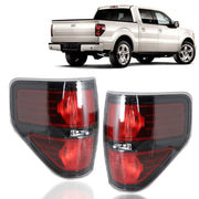 DURAFORCE RH+LH Side Tail Lights Brake Lamps For 09-14 Ford F-150 Pickup Truck