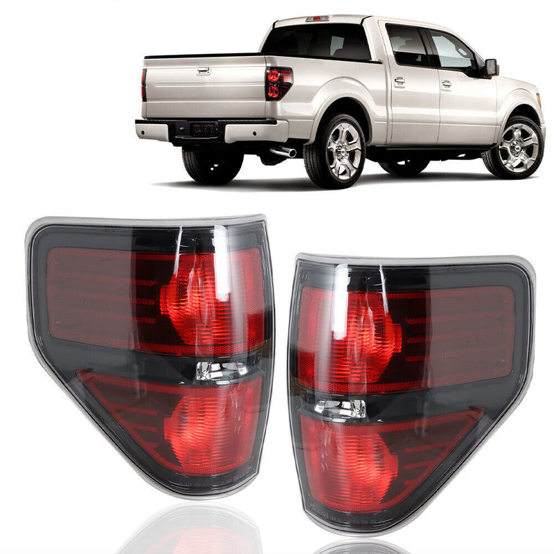 DURAFORCE RH+LH Side Tail Lights Brake Lamps For 09-14 Ford F-150 Pickup Truck