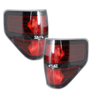 DURAFORCE RH+LH Side Tail Lights Brake Lamps For 09-14 Ford F-150 Pickup Truck