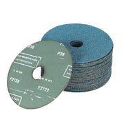 DURAFORCE New 5" x 7/8" Zirconia Resin Fiber Grinding And Sanding Discs 36 Grit 25 Piece