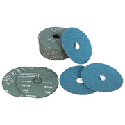 DURAFORCE New 5" x 7/8" Zirconia Resin Fiber Grinding And Sanding Discs 36 Grit 25 Piece