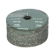 DURAFORCE New 5" x 7/8" Zirconia Resin Fiber Grinding And Sanding Discs 36 Grit 25 Piece