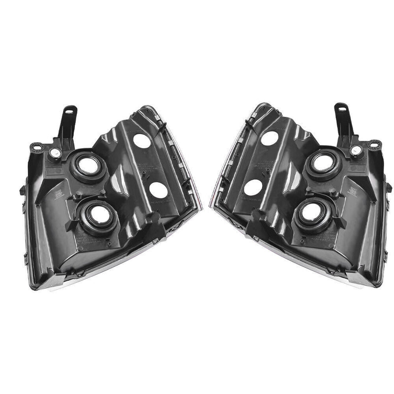 DURAFORCE Pair Headlight Fit For 2007-2014 Chevy Silverado1500 2500HD 3500HD Black