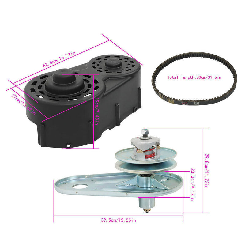 DURAFORCE For Go Kart Torque Converter Kit 40 Series Clutch Pulley 8 to16HP 209133A 209133