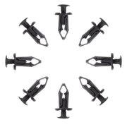 DURAFORCE 100x Car 8mm Dia Hole Plastic Rivets Fastener Auto Fender Bumper Push Pin Clips