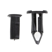 DURAFORCE 100x Car 8mm Dia Hole Plastic Rivets Fastener Auto Fender Bumper Push Pin Clips