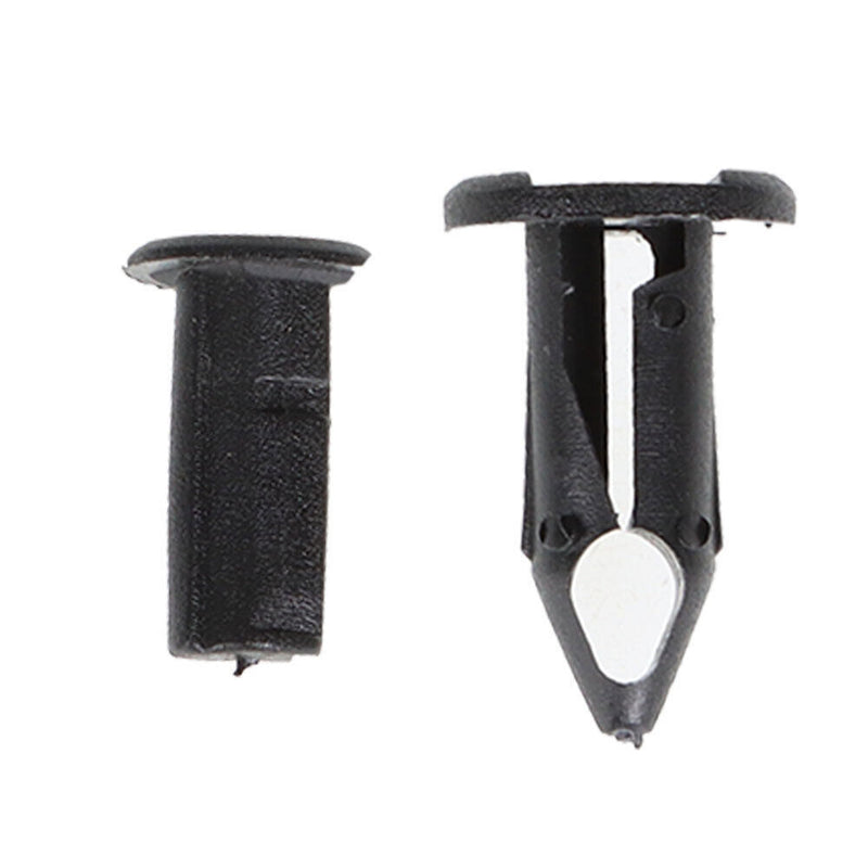 DURAFORCE 100x Car 8mm Dia Hole Plastic Rivets Fastener Auto Fender Bumper Push Pin Clips
