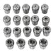 DURAFORCE 19PCS ER32 2-20mm Spring Collet Set For CNC Engraving Machine Milling Lathe Tool