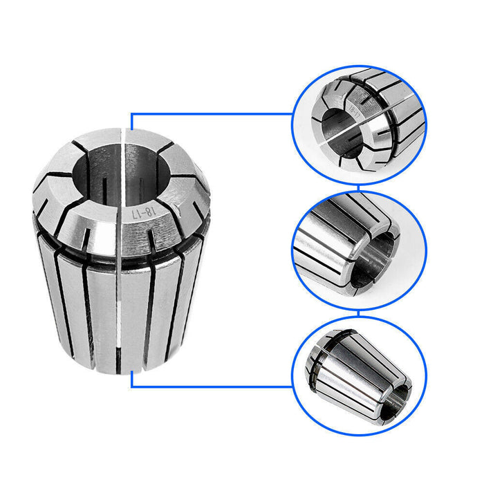 DURAFORCE 19PCS ER32 2-20mm Spring Collet Set For CNC Engraving Machine Milling Lathe Tool