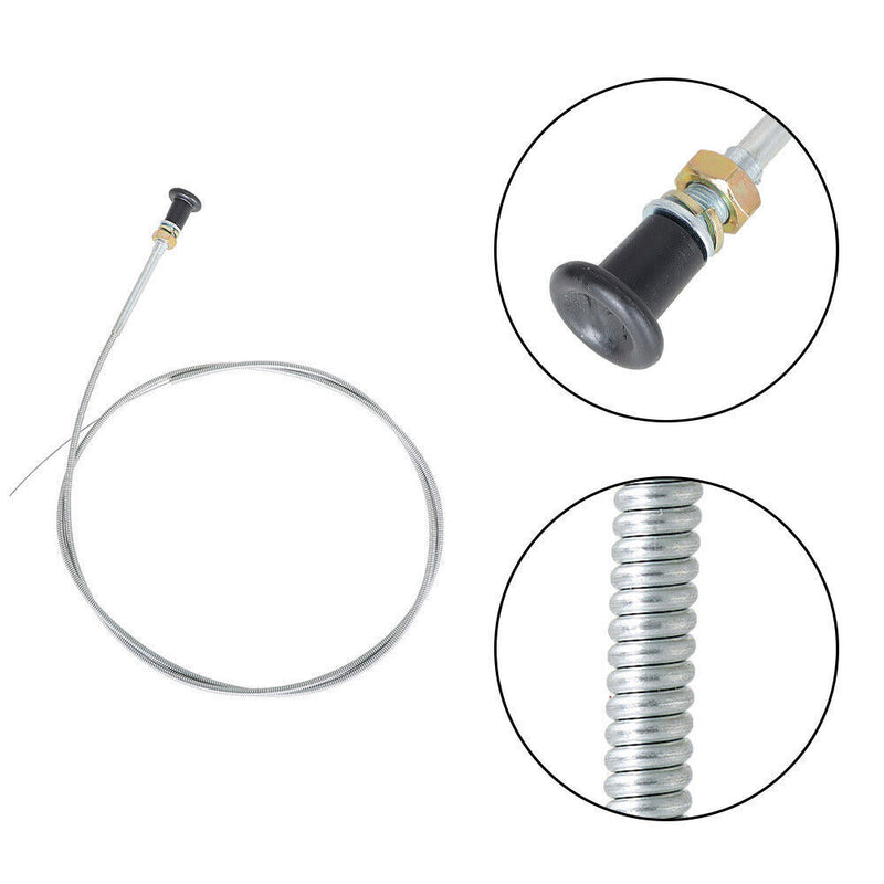 DURAFORCE 2×237 Rotary Universal Push Pull Choke Cable 63" Inner 60" Conduit 2-3/4" Travel