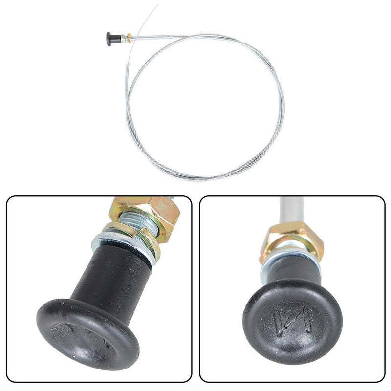 DURAFORCE 2×237 Rotary Universal Push Pull Choke Cable 63" Inner 60" Conduit 2-3/4" Travel