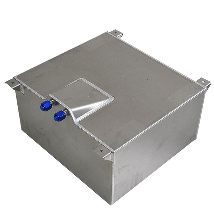 DURAFORCE 15 Gallon Polished Aluminum Racing Drift Fuel Cell Tank & level Sender