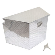 DURAFORCE Silver Aluminum Tool Box For Pick Up Trailer Truck RV 29" X 15" X 18"