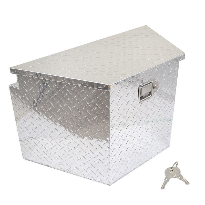 DURAFORCE Silver Aluminum Tool Box For Pick Up Trailer Truck RV 29" X 15" X 18"