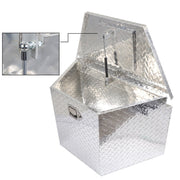 DURAFORCE Silver Aluminum Tool Box For Pick Up Trailer Truck RV 29" X 15" X 18"